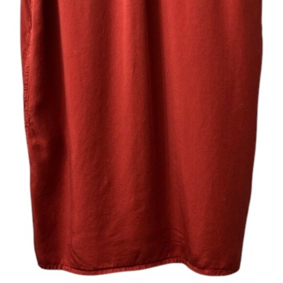 GAP Womens Lightweight Relaxed Fit Pocketed Tencel Dress - Picture 8 of 11